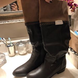 SOLD NWOT Avon Dark and light brown Boots Size 8